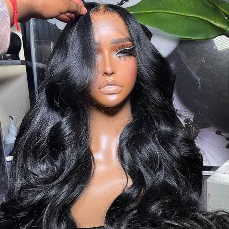 Missbuy 13x4 Lace Body Wave Glueless Wig