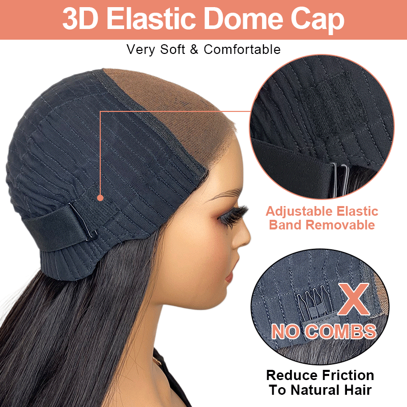 Missbuy Pre Bleached Tiny Knots C Part 6x5 Curly Wear Go Glueless Wig