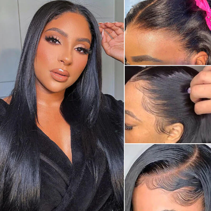 Missbuy 5x5 HD Lace Straight Wigs