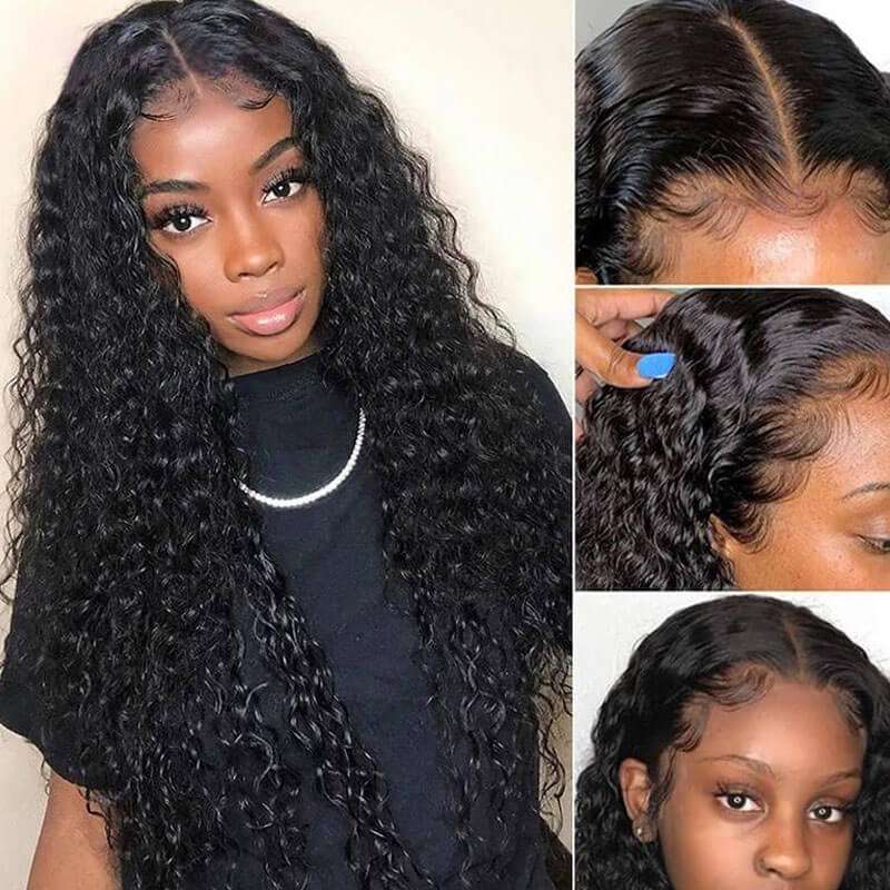 Missbuy 13X4 HD Lace Jerry Curly Wig