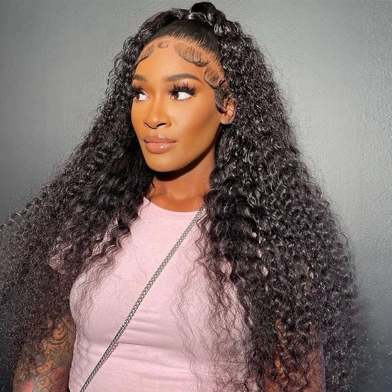 Missbuy 13x4 Lace Water Wave Glueless Wig