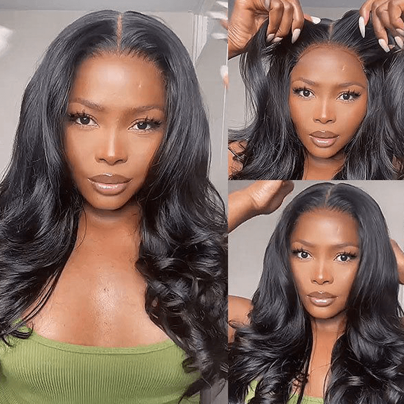 Missbuy Hair Ready to Go Glueless Wig Body Wave 9x6 Closure Long Wig With Breathable Cap
