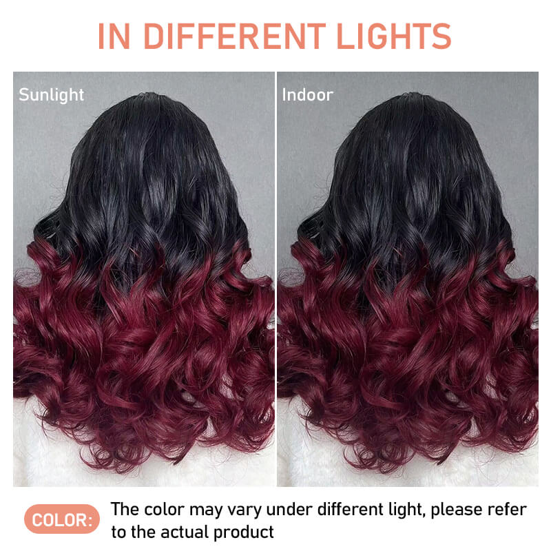 Missbuy 5x5 Lace Body Wave T1B/BUG Color Human Hair Wigs for Women