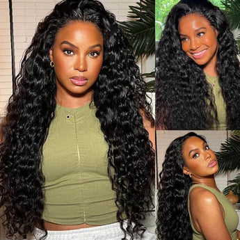 Missbuy 6x5 Wear Go Glueless Lace Water Wave Bleached Knots Pre Everything Wig