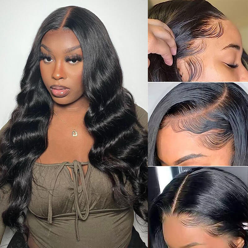 Missbuy 5X5 Lace Closure Body Wave Wig