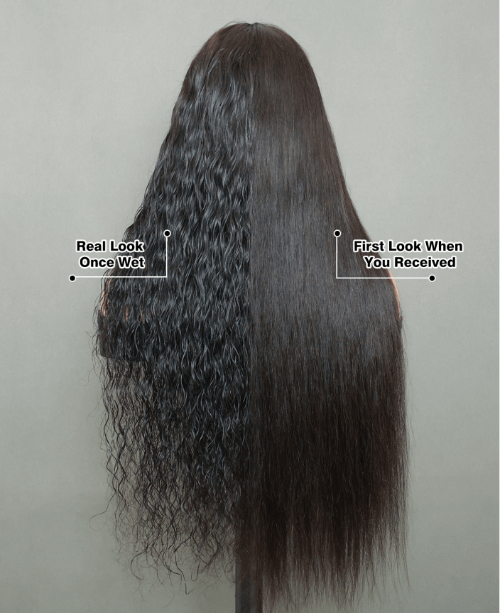 Missbuy Magical Wet and Wavy 13x4 Full Frontal Lace Curly Wig For Black Women