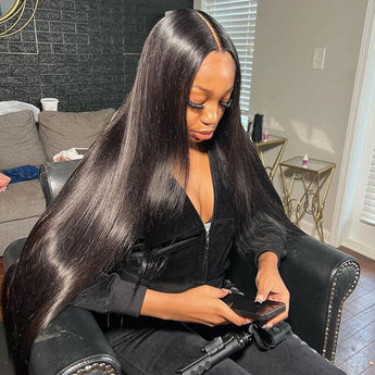 Missbuy 4x4 Lace Closure Straight Wig