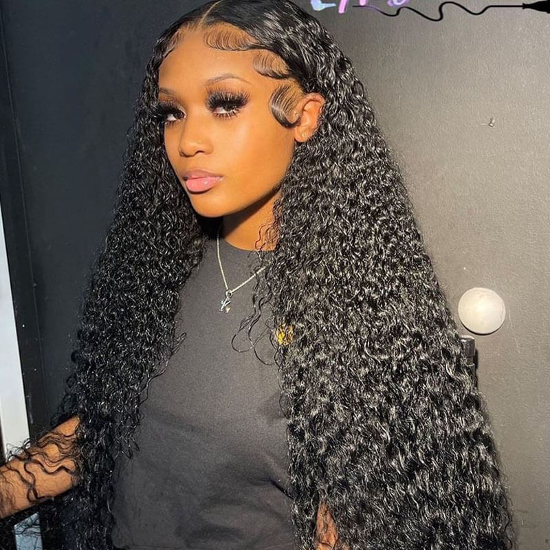 Missbuy 5x5 HD Lace Water Wave Wig