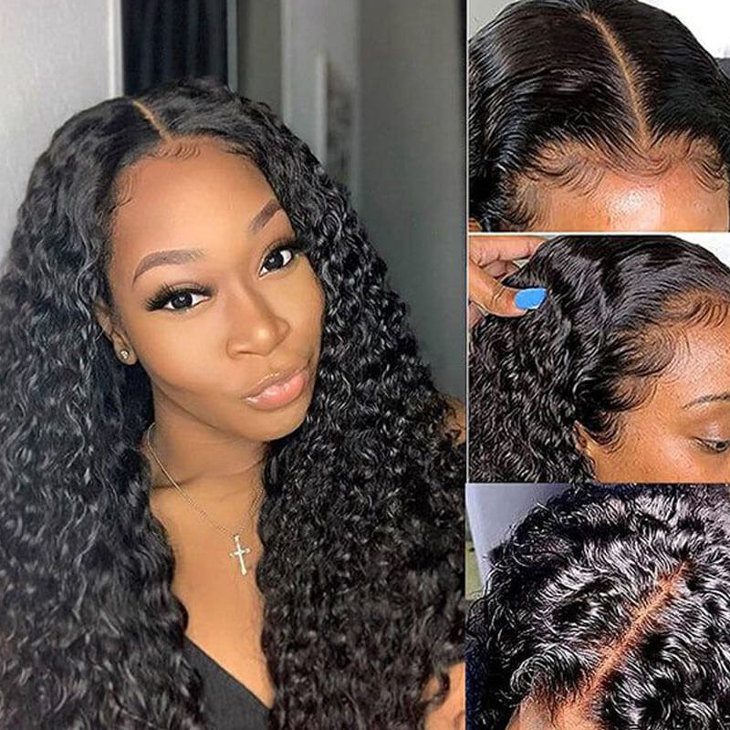 Missbuy 5x5 HD Lace Water Wave Wig