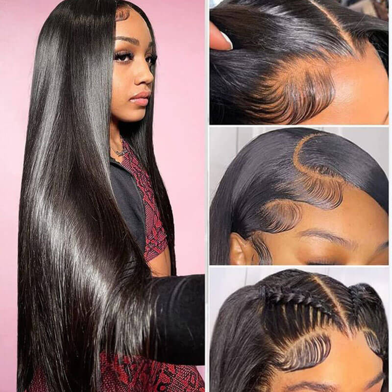 Missbuy 6X4 Lace Straight Glueless Wig