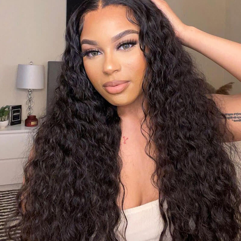 Missbuy 6X4 Lace Water Wave Glueless Wig