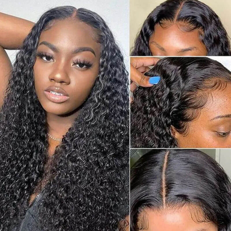 Missbuy 6X4 Lace Water Wave Glueless Wig