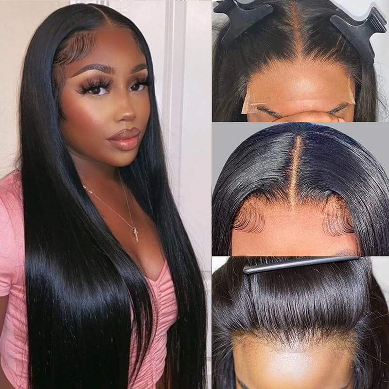 Missbuy 5X5 Lace Closure Straight Wig
