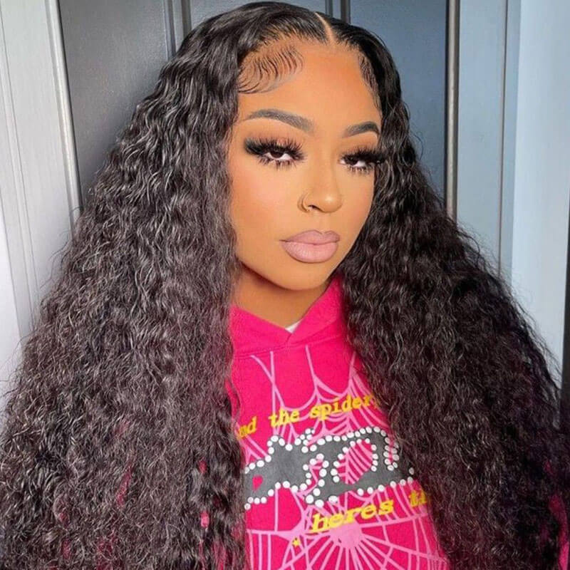 Missbuy 13x4 Lace Water Wave Glueless Wig