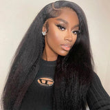 Missbuy 13x4 Lace Frontal Yaki Straight Wig