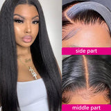 Missbuy 13x4 Lace Frontal Yaki Straight Wig